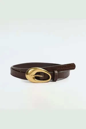 Max Collection Women Textured Slim Belt