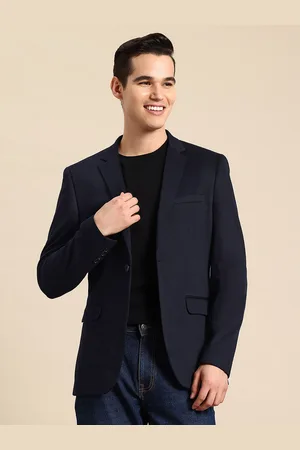 Mast & Harbour Single-Breasted Slim Fit Casual Blazer