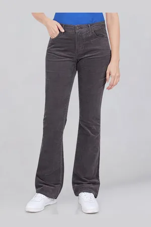 Wrangler Women Cotton Mid-Rise Bootcut Light Fade Stretchable Jeans
