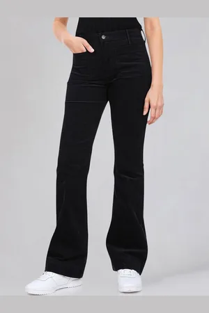 Wrangler Women Flared Clean Look High-Rise Stretchable Jeans