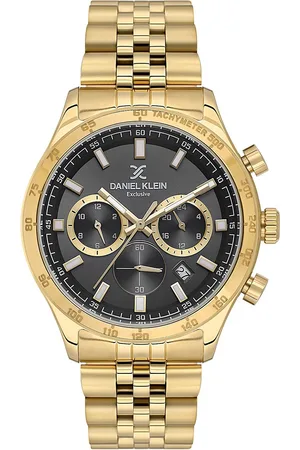 Daniel Klein Men Dial & Bracelet Style Straps Analogue Watch DK.1.13851-4