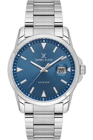 Daniel Klein Men Round Dial & Bracelet Style Straps Quartz Analogue Watch DK.1.13813-3