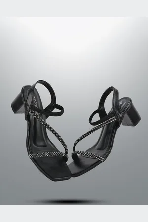DressBerry Women Embellished Party Block Sandals