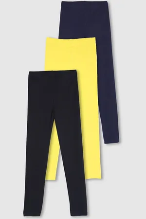 Max Collection Girls Pack Of 3 Ankle-Length Leggings