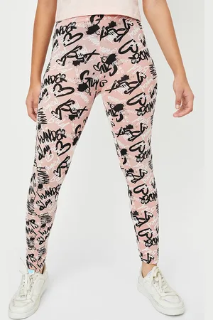 Max Collection Girls Printed Ankle Length Leggings