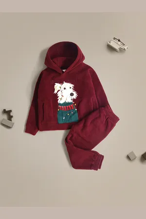 Cherry Crumble Unisex Kids Printed Sweatshirt with Joggers
