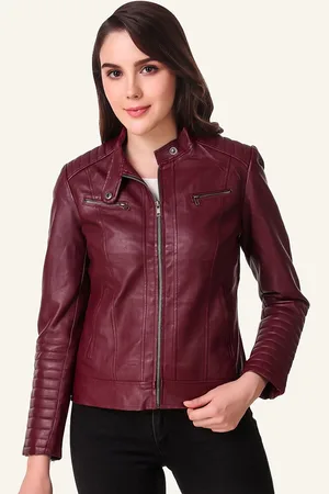 Leather Retail Women Biker Jacket