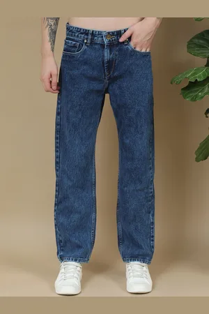 Mast & Harbour Men Comfort Relaxed Fit Light Fade Stretchable Jeans