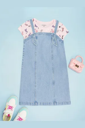 Pantaloons Girls Pinafore Dress
