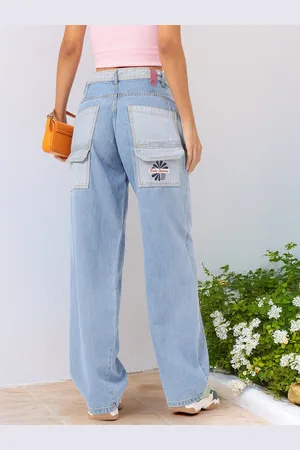 DressBerry Women Tailored Tides Baggy Fit Jeans