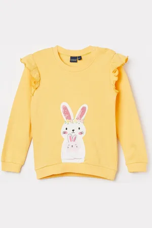 Lifestyle Girls Cotton Sequined Sweatshirt
