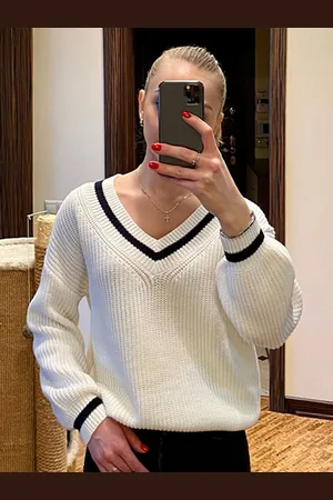 LULU & SKY Women Pullover Cotton Sweaters