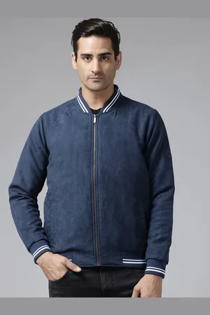 Park Avenue Suede Finish Slim Fit Tailored Jacket