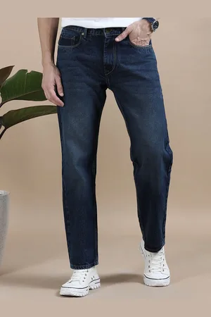 Mast & Harbour Men Cotton Mid-Rise Comfort Relaxed Fit Light Fade Jeans