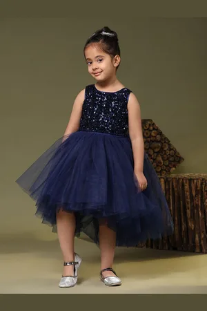 Toy Balloon Kids Girls Net Embellished Fit & Flare Dress