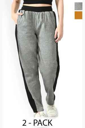 BAESD Women Pack Of 2 Colourblocked Winter Track Pants