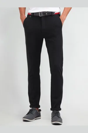 Arrow Men Regular Slim Fit Casual Trousers