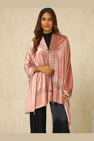 Soch Floral Embroidered Velvet Shawl