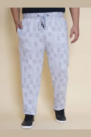 John Pride Men Checked Mid Rise Regular Fit Track Pants