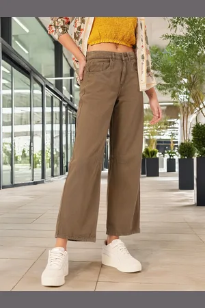 DressBerry Women Fearless Fit Baggy Crop Jeans