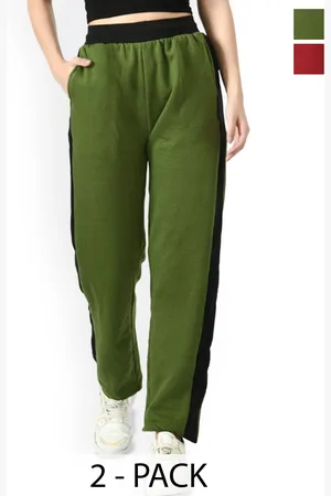 BAESD Women Pack Of 2 Warm Side Patta Lower Track Pants