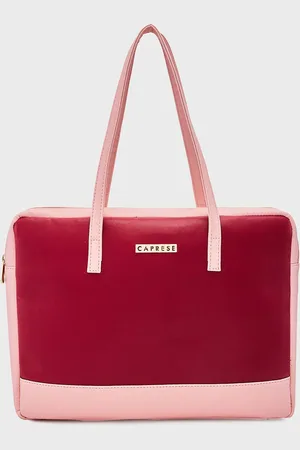 Caprese Ryma Structured Shoulder Bag with Laptop Sleeve