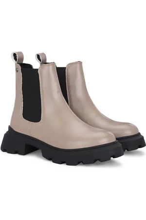 Delize Women Causal Round Toe Chelsea Boots