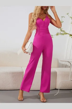 LULU & SKY Women Shoulder Straps Basic Jumpsuit