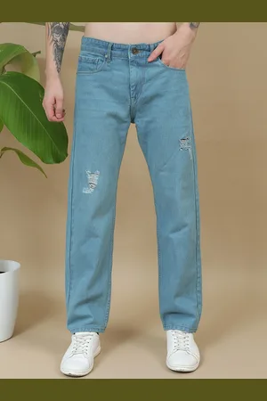 Mast & Harbour Men Comfort Relaxed Fit Light Fade Stretchable Mid-Rise Jeans