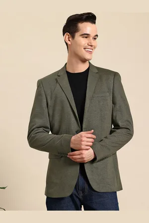 Mast & Harbour Single-Breasted Slim Fit Casual Blazer