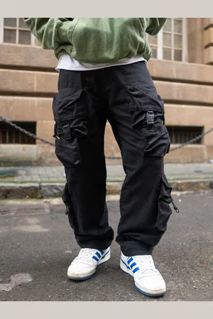 Powerlook Men Loose Fit Cargos Trousers
