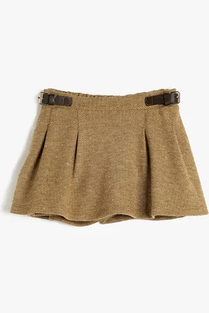Koton Girls Mid-Rise Regular Fit Shorts
