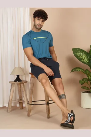 Sweet Dreams Men Mid-Rise Cotton Lounge Shorts