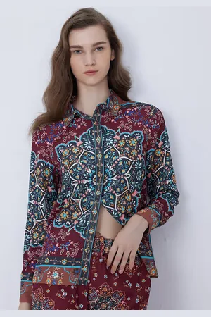 COVER STORY Women Ethnic Motifs Printed Casual Shirt