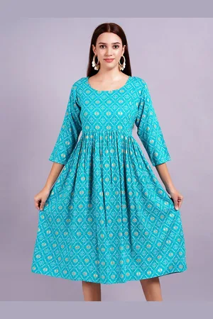 Kalini Women Geometric Printed Fit & Flare Dress