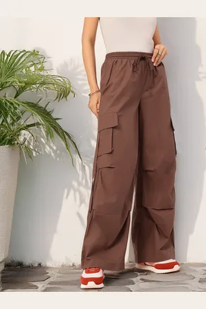DressBerry Women Urban Utility High-Waist Cargo-Style Trousers