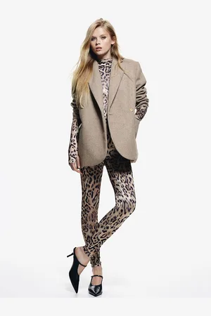 H&M Brushed-Finished Twill Blazer