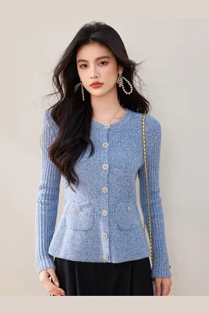 JC Collection Women V-Neck Cardigan Sweaters