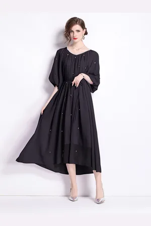 JC Collection Women A-Line Midi Dress