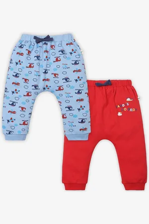 Ed-a-Mamma Infants Boys Pack Of 2 Graphic Printed Cotton Joggers