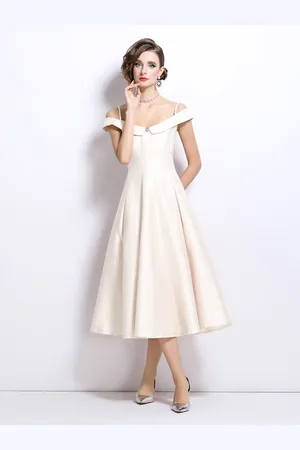 JC Collection Women Fit & Flare Midi Dress