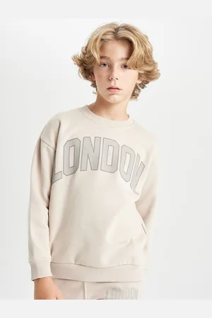 DeFacto Boys Typography Printed Pullover