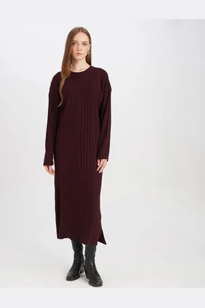 DeFacto Women Striped Sweater Dress