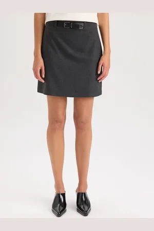 DeFacto Women Woven Straight Mini Skirt