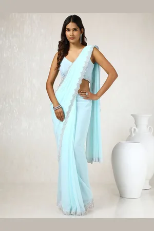 Soch Embellished Beads and Stones Pure Georgette Saree