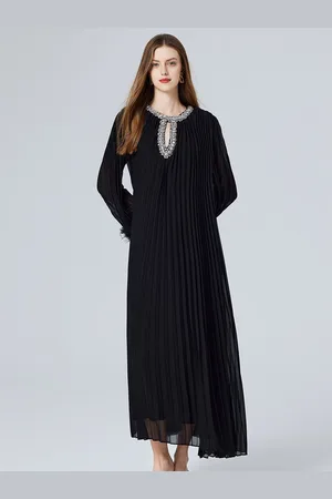 JC Collection Women Keyhole Neck Sleeve A-Line Maxi Dress
