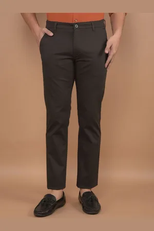 Canary London Men Smart Slim Fit Wrinkle Free Chinos Trousers