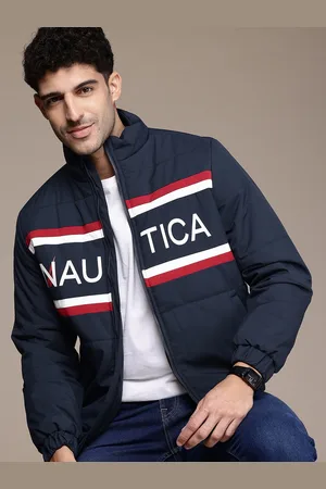 Nautica Brand Logo Printed Padded Jacket