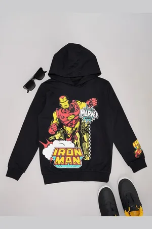 Pantaloons Boys Cotton Printed Hooded Sweatshirt
