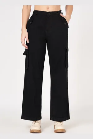 PEOPLE Women Flared Mid-Rise Clean Look Jeans